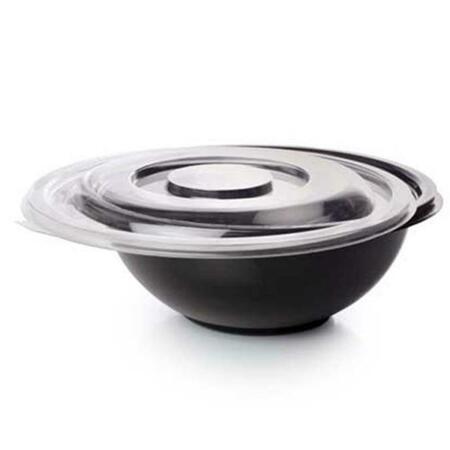 FINELINE SETTINGS Clear 160 oz. Serving Bowl Flat PET Lid 5160-FL